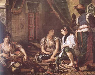 Eugene Delacroix Women of Algiers (mk09) china oil painting image